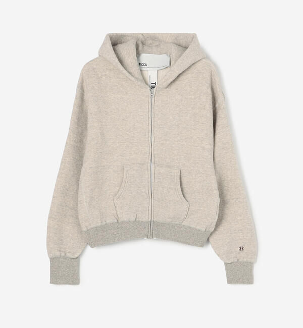  「TICCA | 〈別注〉 ダウニーウラケ ジップパーカー WOMEN」|スウェット・ジャージ|