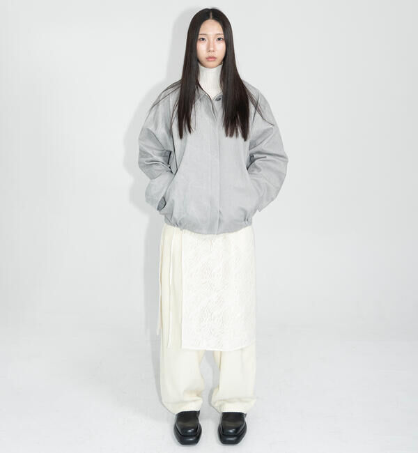  「eunoia | ジャガード ラップスカート WOMEN」|スカート|