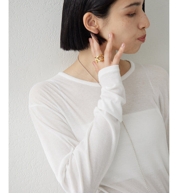  「【myporter】ロングスリーブTシャツ」|Tシャツ・カットソー|