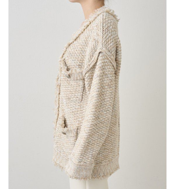  「ミックスヤーンニットツイードジャケット」|その他|