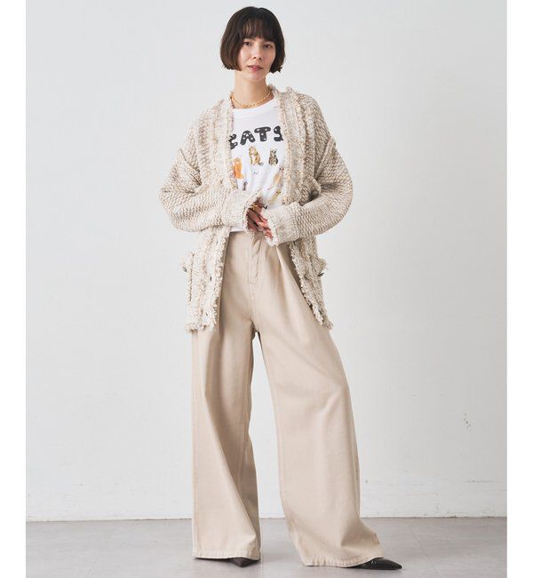  「ミックスヤーンニットツイードジャケット」|その他|