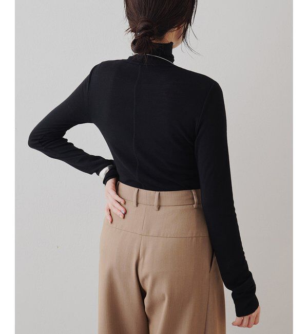  「ウール混カットタートルプルオーバー」|Tシャツ・カットソー|