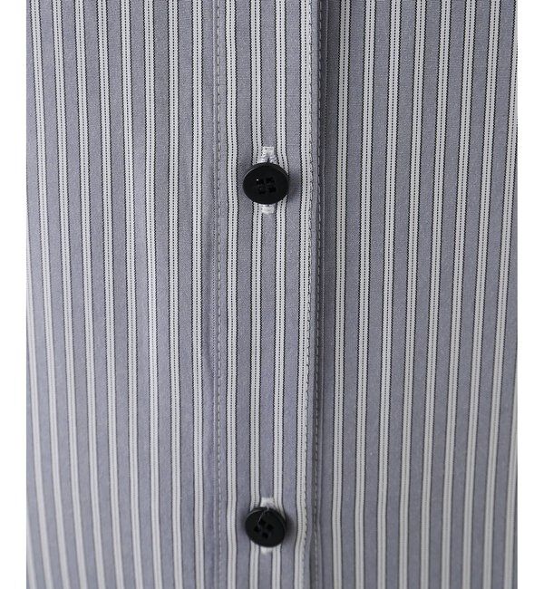 THE PAUSE「【THE PAUSE】ストライプシェイプシャツ」|シャツ・ブラウス|