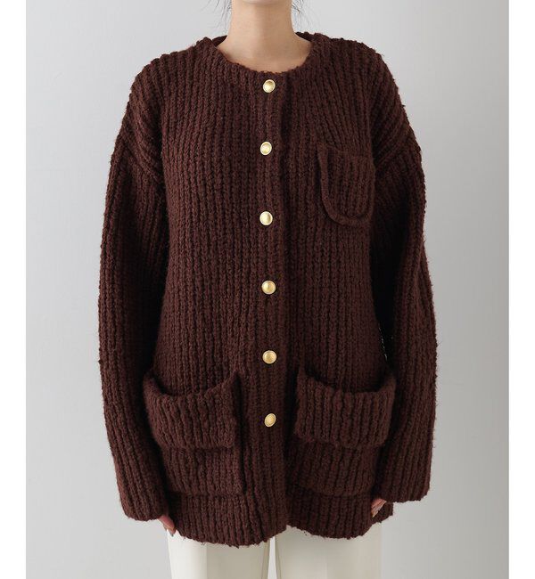 THE PAUSE「【THE PAUSE】ニットボタンジャケット」|その他|