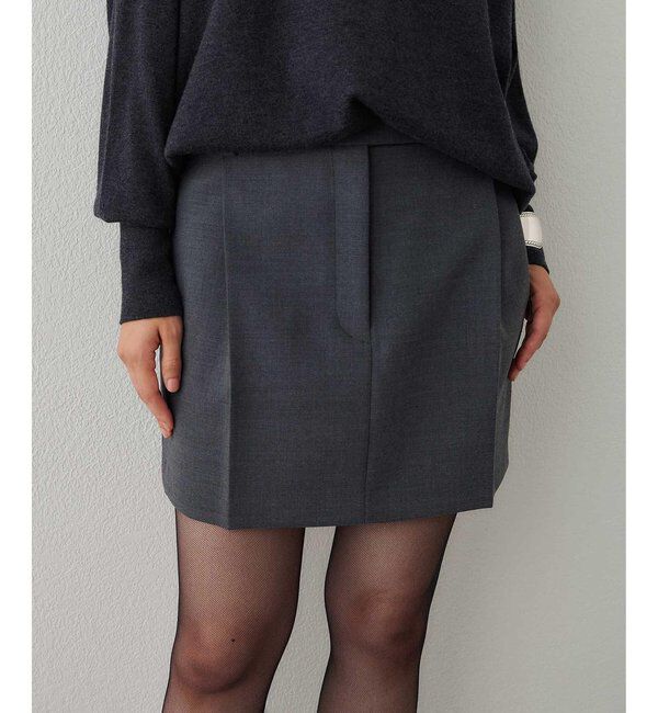  「タックミニスカート」|スカート|