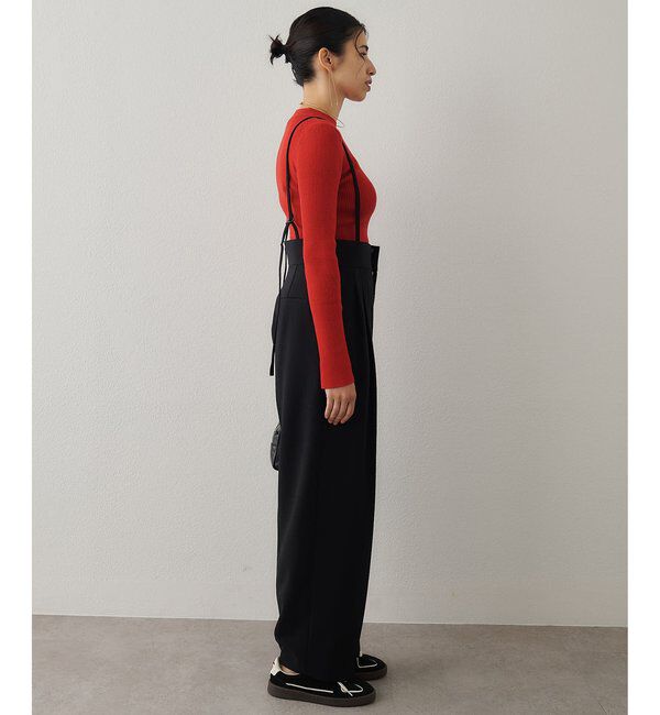  「リブニットクループルオーバー」|ニット・セーター|