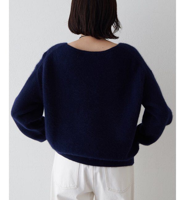  「フォックスウール Vネックプルオーバー」|ニット・セーター|