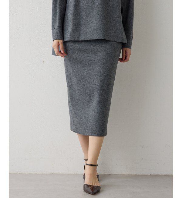  「圧縮スムースタイトスカート」|スカート|