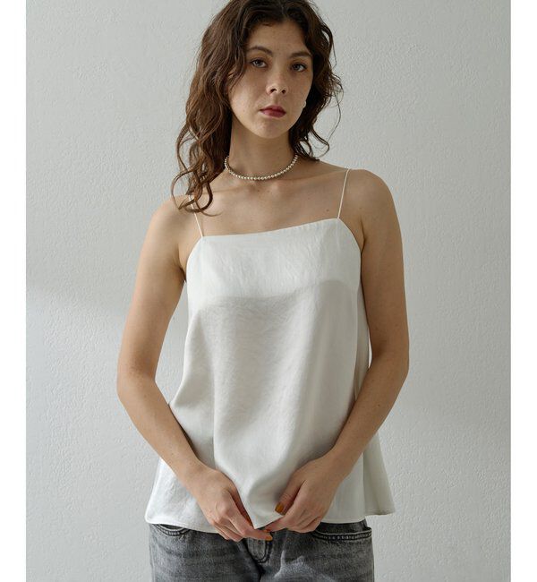  「サテンキャミソール」|シャツ・ブラウス|