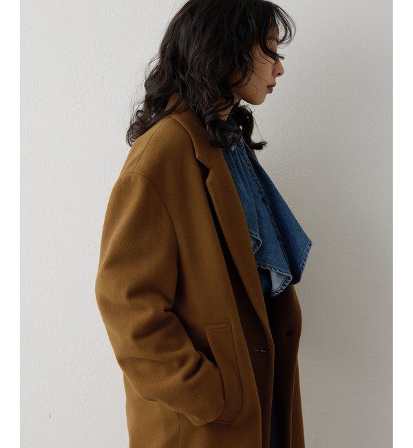  「ウールパイルロングチェスターコート」|その他|