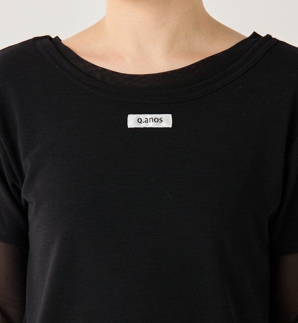  「Q.anos レイヤードTシャツ」|Tシャツ・カットソー|