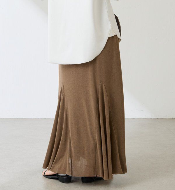  「フロッキーチュールフレアースカート」|スカート|