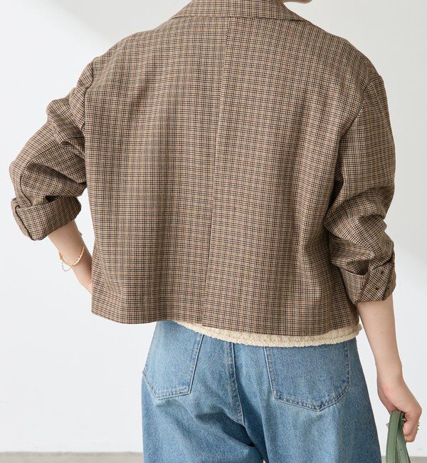  「ショートテーラードジャケット」|ベスト・ジレ|