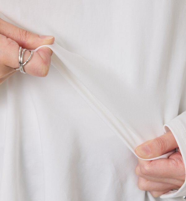  「袖ボタンロンT」|Tシャツ・カットソー|