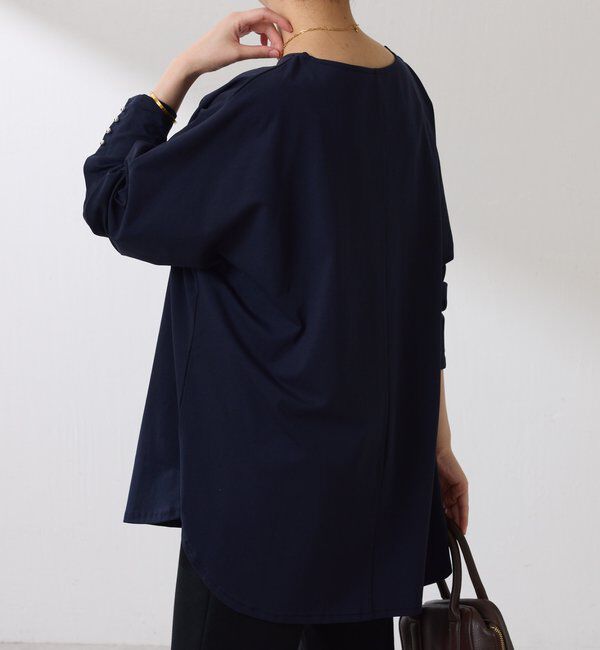  「袖ボタンロンT」|Tシャツ・カットソー|