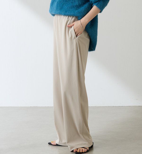  「ロゴベルトトリコットパンツ」|チノ|