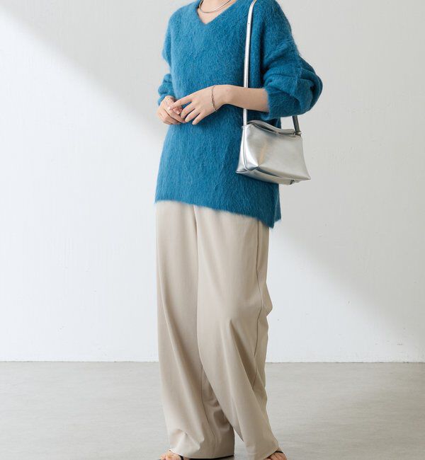  「ロゴベルトトリコットパンツ」|チノ|