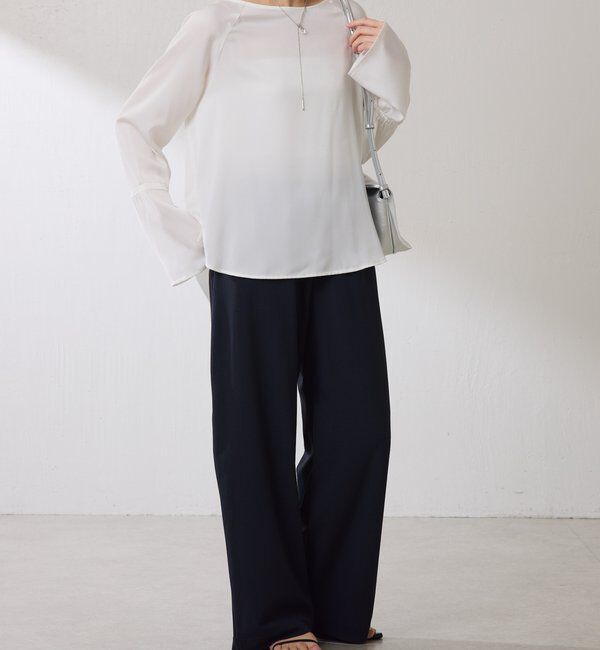  「ロゴベルトトリコットパンツ」|チノ|