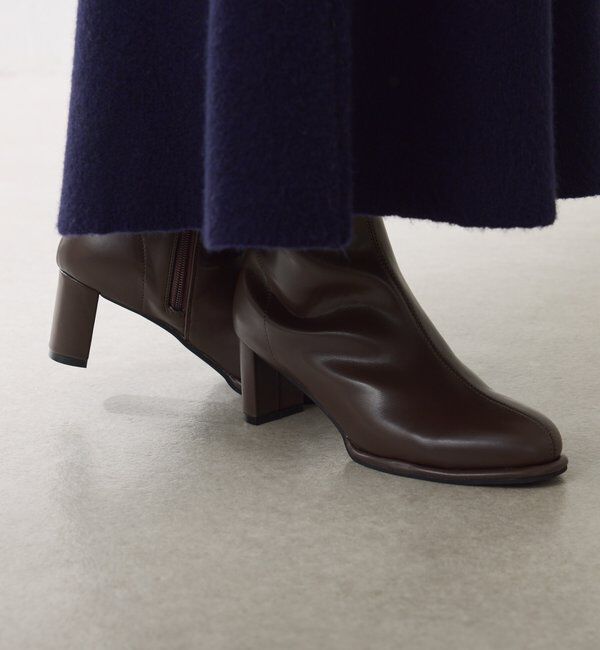  「【PAPILLONNER/パピヨネ】ラウンドトゥショートブーツ」|ショートブーツ|