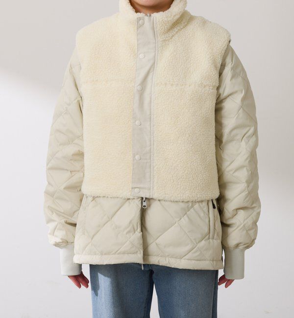  「【TAION別注アイテム/洗えるコート】レイヤードダウンジャケット」|その他|