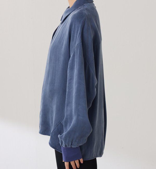  「スキッパー袖リブブラウス」|シャツ・ブラウス|