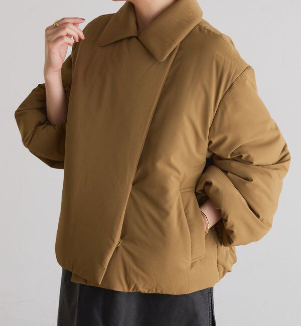  「【洗えるコート/500g】ウォッシャブル中綿ジャケット」|その他|