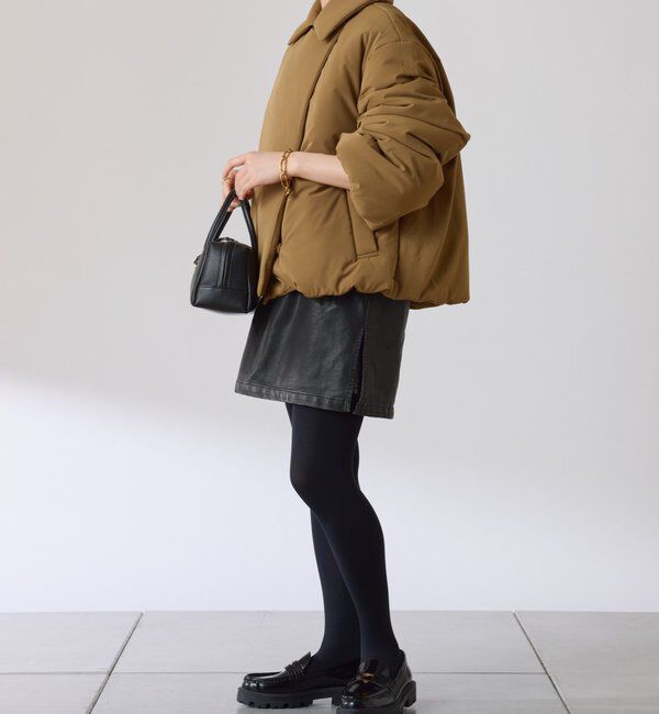  「【洗えるコート/500g】ウォッシャブル中綿ジャケット」|その他|