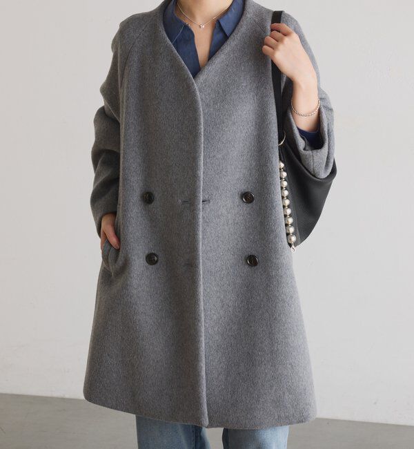  「ノーカラーダブルコート」|その他|
