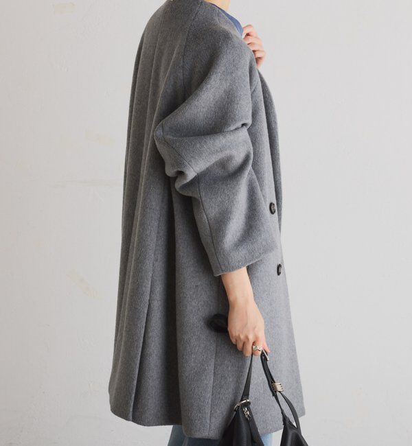  「ノーカラーダブルコート」|その他|