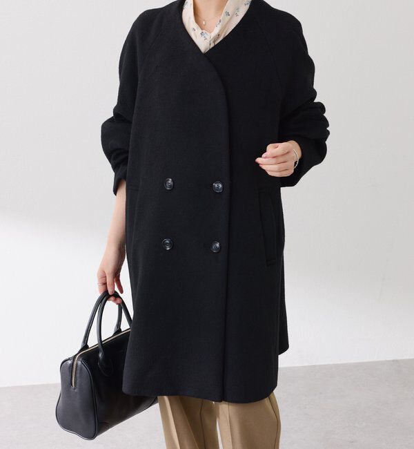  「ノーカラーダブルコート」|その他|