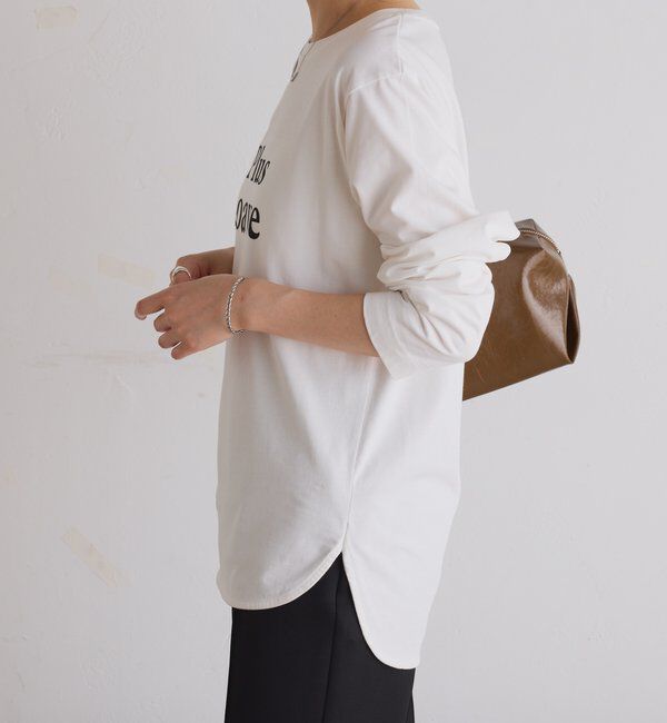  「plus soave ロゴロンT」|Tシャツ・カットソー|