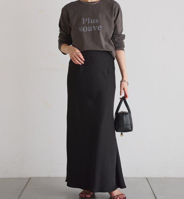  「plus soave ロゴロンT」|Tシャツ・カットソー|