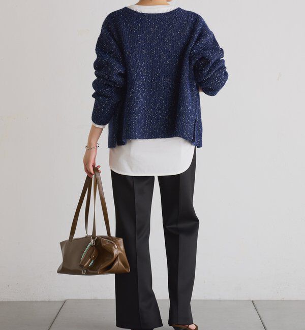  「ピンタックセミフレアーパンツ」|チノ|