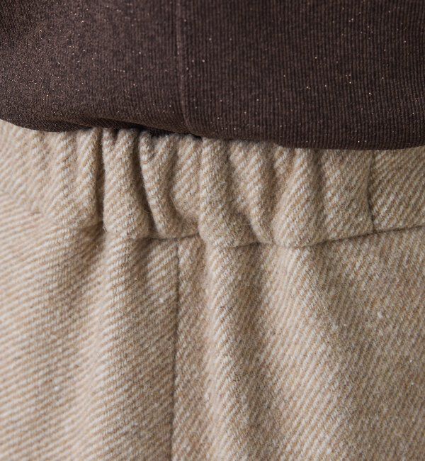  「ツイードタックワイドパンツ」|チノ|