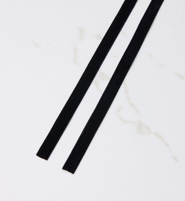  「【PAPILLONNER/パピヨネ】パールベロアネックレス」|リング|