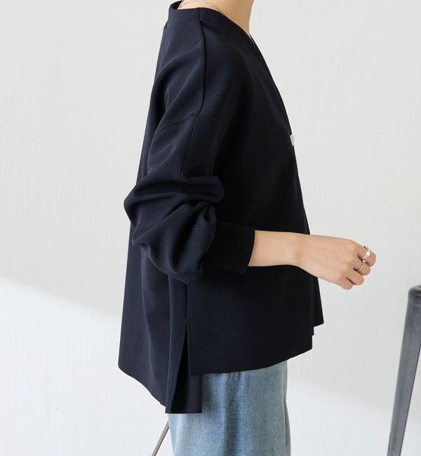  「メタル釦ジョーゼットカーディガン」|Tシャツ・カットソー|