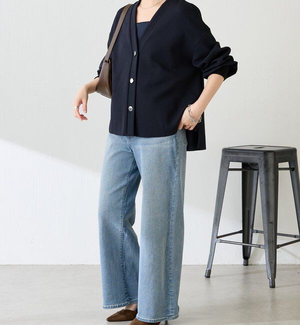  「メタル釦ジョーゼットカーディガン」|Tシャツ・カットソー|