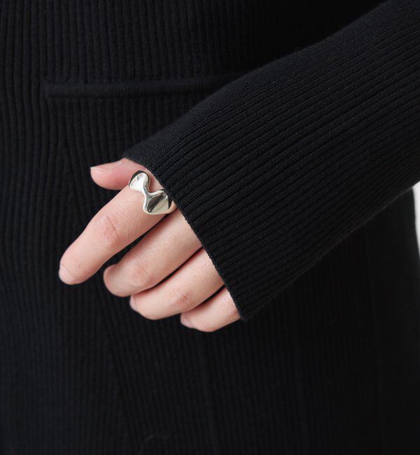  「リブペプラムカーディガン」|ニット・セーター|