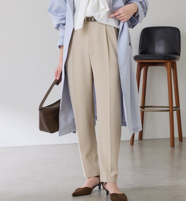  「ジャージスリムテーパードパンツ/セレモニー」|チノ|