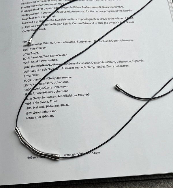  「メタルバーモチーフチョーカー」|ネックレス|