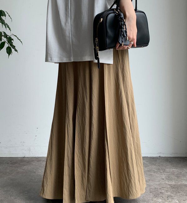  「パネルプリーツスカート」|スカート|