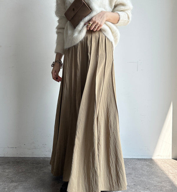  「パネルプリーツスカート」|スカート|