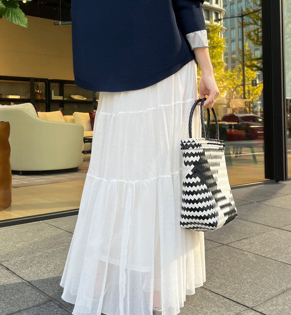  「【SAKURA @___saku14_ 企画】メッシュティアードスカート」|スカート|