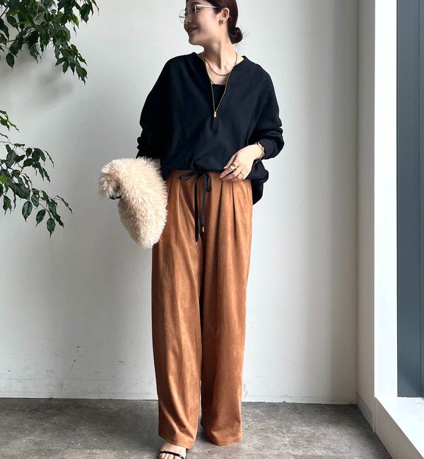  「【新色追加】【インフルエンサー OKOCHI企画】ハーフジップスウェット」|Tシャツ・カットソー|