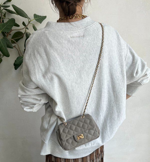  「キルティングレザーショルダー」|トートバッグ|