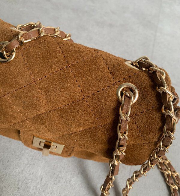  「キルティングスウェードショルダー」|トートバッグ|