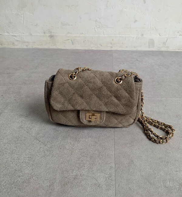  「キルティングスウェードショルダー」|トートバッグ|