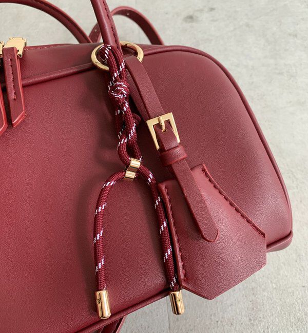  「チャーム付横長ボストン」|トートバッグ|