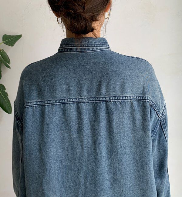  「リヨセルデニムポケットシャツ」|シャツ・ブラウス|