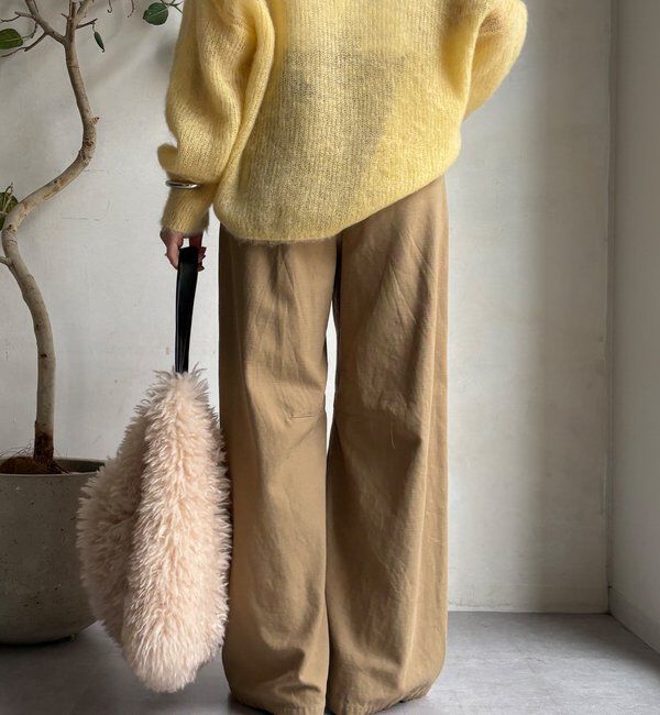  「タックトラウザーパンツ」|チノ|